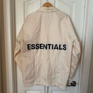 Fear of God Essentials off-white coach jacket